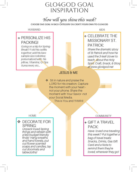 Glo4God Inspiration ~ March 15-21