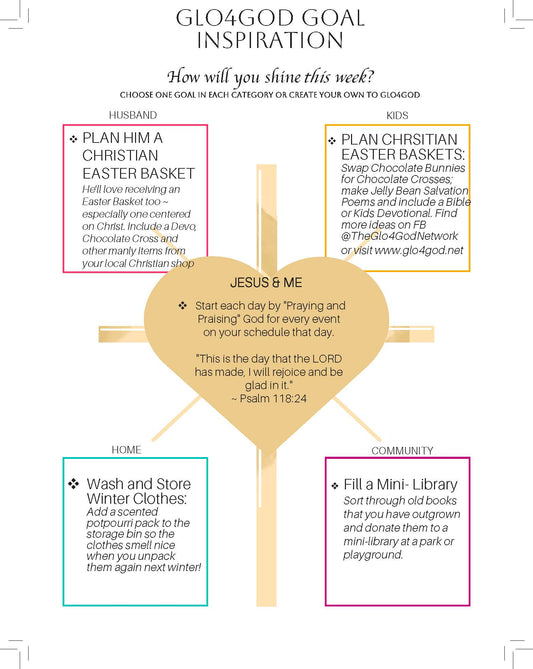 Glo4God Inspiration ~ March 22-28 , 2026